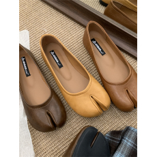 批发猪蹄鞋分趾马蹄鞋女单鞋春秋2025新款晚晚鞋豆豆鞋子一脚蹬平底鞋