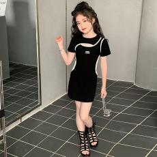 批发<b class='q'>女</b><b class='q'>童</b>夏季连衣裙2026新款儿童镂空直筒裙洋气时髦女孩夏装大童裙子