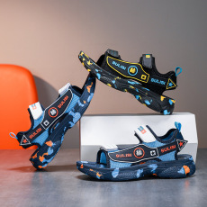 批发男童<b class='q'>夏</b>季新款凉鞋中大童休闲时尚百搭学生沙滩鞋男童沙滩凉鞋批发