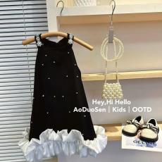 批发<b class='q'>女</b><b class='q'>童</b>挂脖连衣裙2026新款夏季<b class='q'>百搭</b>长裙洋气小女孩无袖吊带公主裙潮