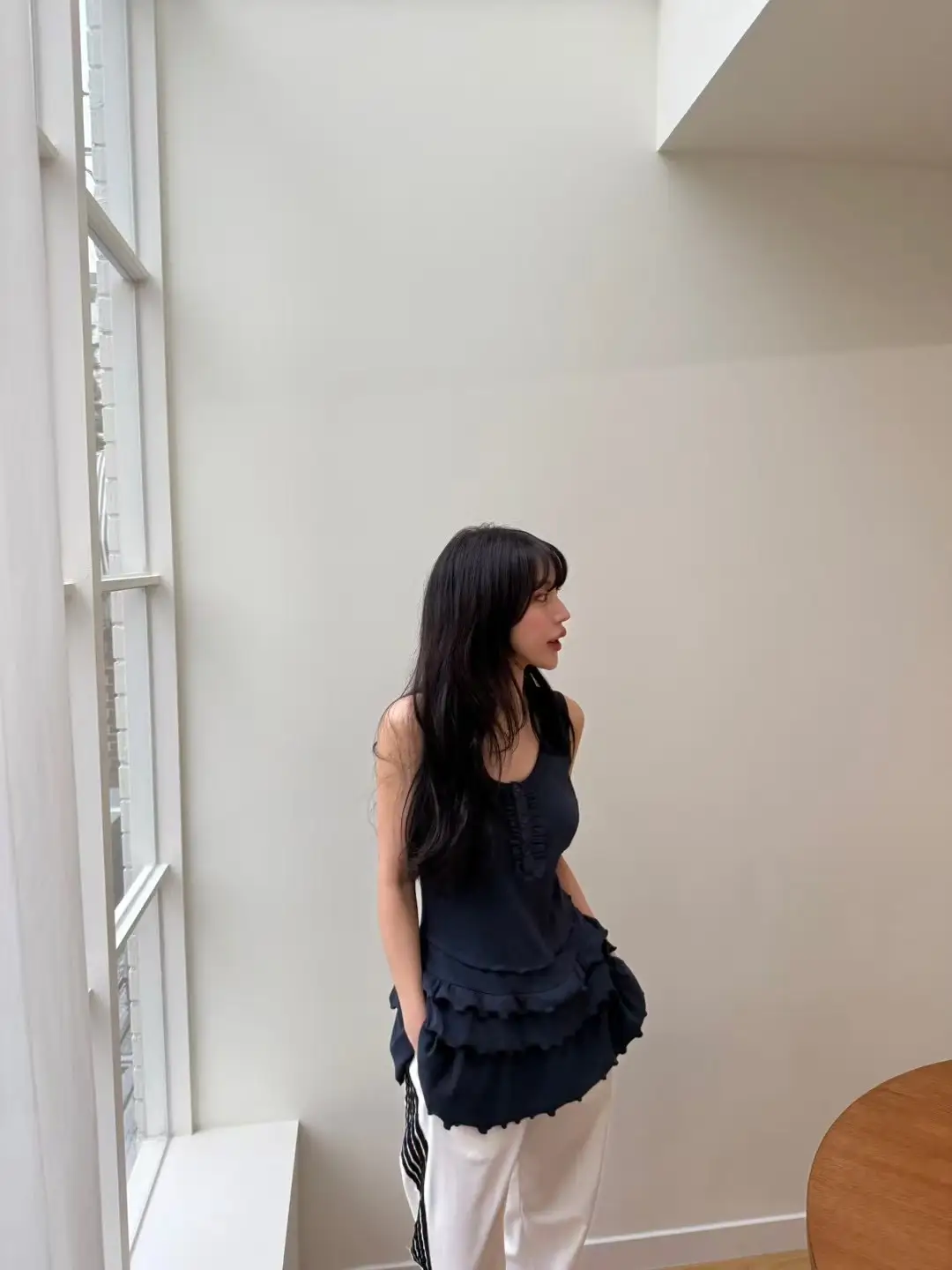 인스 허리 레이스 블라우스 원피스 상세 이미지 18