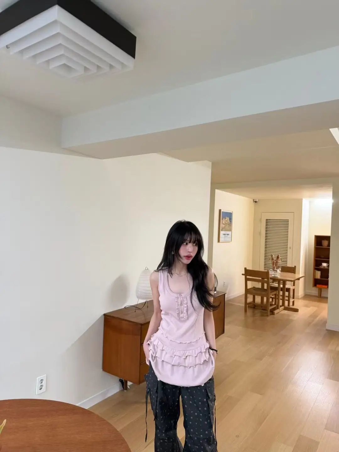 인스 허리 레이스 블라우스 원피스 상세 이미지 21