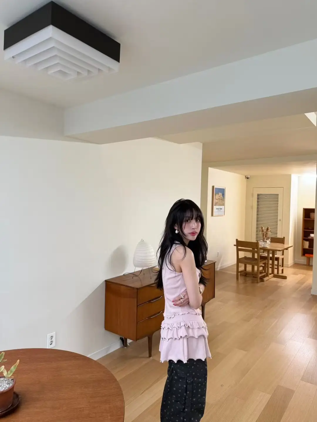 인스 허리 레이스 블라우스 원피스 상세 이미지 27