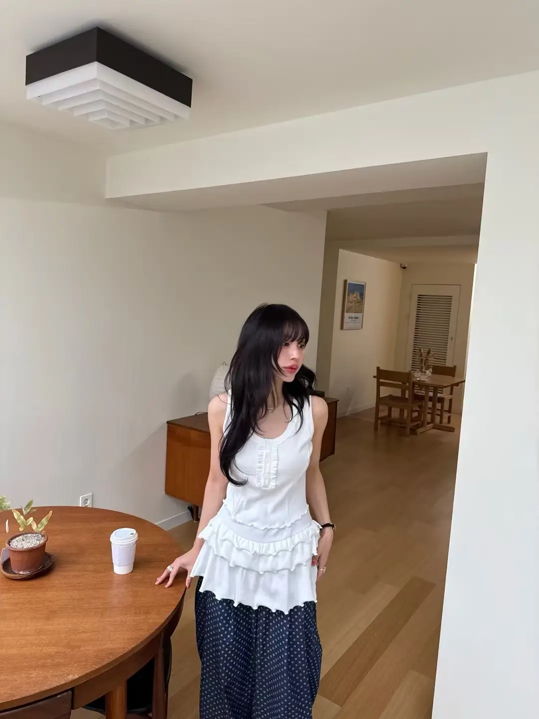 인스 허리 레이스 블라우스 원피스 상세 이미지 28