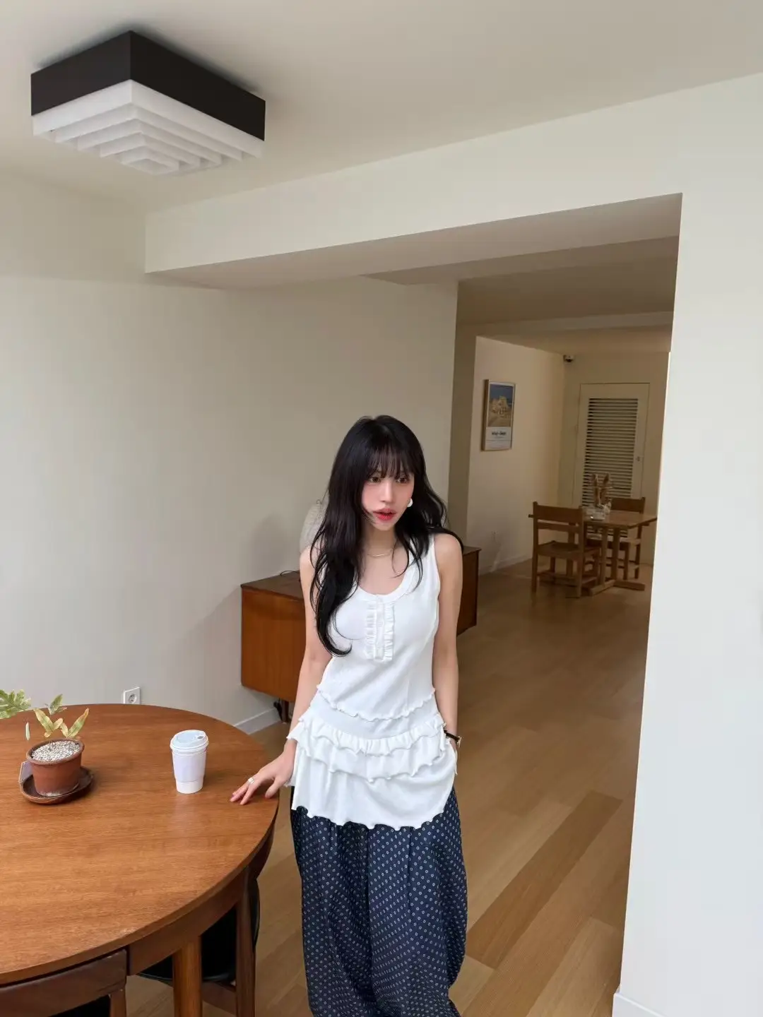 인스 허리 레이스 블라우스 원피스 상세 이미지 29