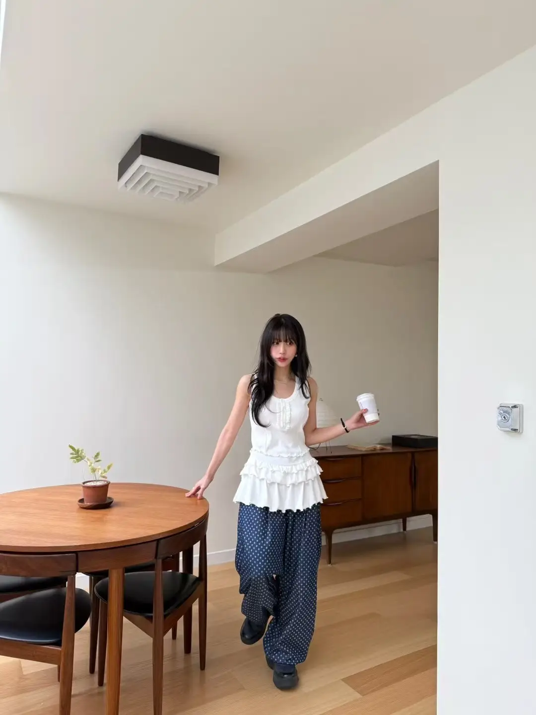 인스 허리 레이스 블라우스 원피스 상세 이미지 31