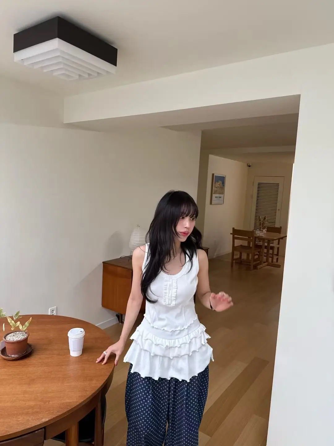 인스 허리 레이스 블라우스 원피스 상세 이미지 34