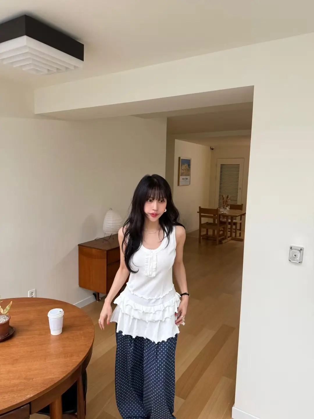 인스 허리 레이스 블라우스 원피스 상세 이미지 36