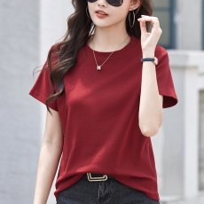 批发正肩短袖T恤女2026新款夏季夏装打底衫ins潮白色内搭洋气体恤上衣