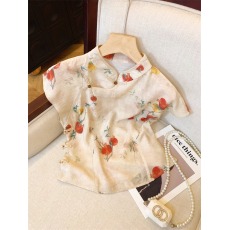 批发原图  新中式碎花棉麻无袖衬衫女国风斜襟盘扣小飞袖<b class='q'>旗袍</b>上衣