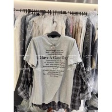 批发<b class='q'>官</b>图 21支纯棉210克100%棉短袖T恤女宽松<b class='q'>韩国</b>东大门