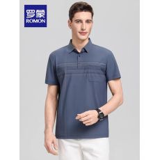批发中老年人<b class='q'>男士</b>夏季爸爸短袖<b class='q'>t</b><b class='q'>恤</b>男冰丝polo衫爷爷夏装半袖薄款上衣