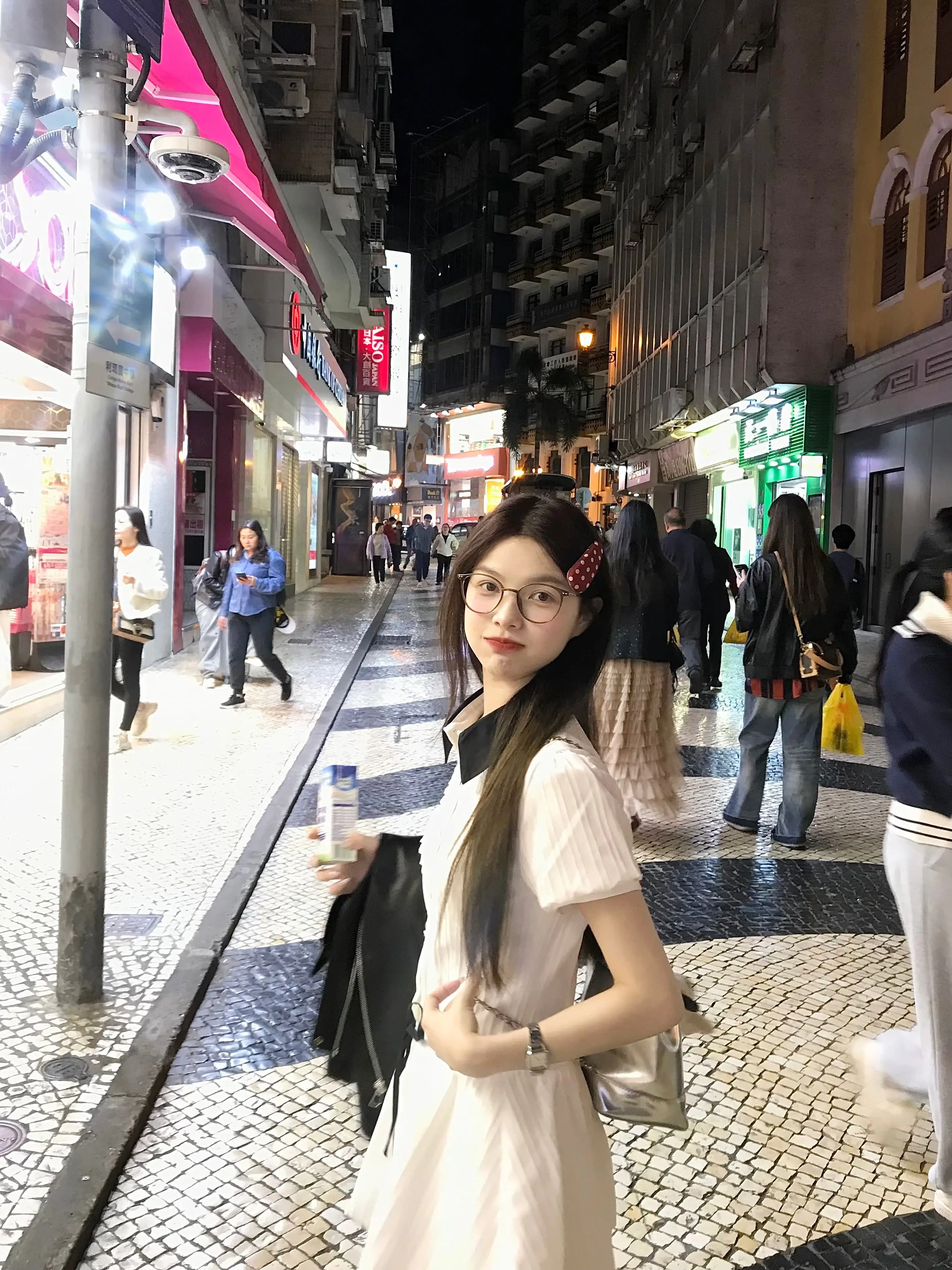 백색 셔츠 드레스 세트 상세 이미지 4