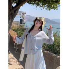 批发泓茚出彩针织防晒开衫女2025新款春夏外穿设计感小众百搭外套上衣