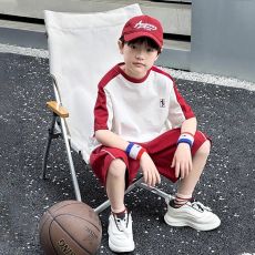 批发男童夏装套装2025新款帅气童装洋气<b class='q'>儿童</b>短袖男孩<b class='q'>运动服</b>夏季