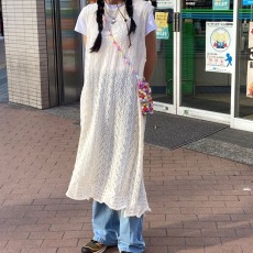 批发日系复古<b class='q'>甜美</b>毛衣早春2026针织镂空不规则长款无袖背心连衣裙