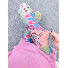 批发95涤纶 夏季松紧腰<b class='q'>网纱</b>花色<b class='q'>打底裤</b>外穿女弹力防晒裤小脚裤九分裤