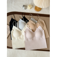 批发实拍大码冰丝无痕弹力内衣聚拢防外扩后背大U美背内搭<b class='q'>吊带</b>背心女