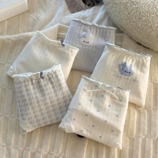 批发实价不减  纯棉抑菌内裤女<b class='q'>甜美</b>日系中腰100%全棉抗菌透气三角裤