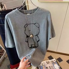 批发官图 21支纯棉210克100%棉短袖T恤女宽松印花时尚百搭