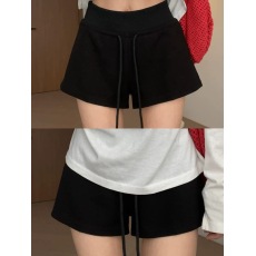 批发原版质量 美式辣妹低腰短裤女夏季新款修身抽绳<b class='q'>运动包</b>臀热裤