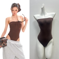 批发CCUP SPACE 辣妹紧身性感修身曲线无肩带抹胸女<b class='q'>连体</b>一体式<b class='q'>塑</b><b class='q'>身</b><b class='q'>衣</b>