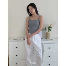 批发灰色小吊带背心女秋冬季内搭带胸垫美背<b class='q'>文胸</b>一体纯棉加绒<b class='q'>加厚</b>上衣