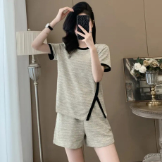 批发官图  设计感<b class='q'>气质</b><b class='q'>运动服</b>套装女2026夏季新款不规则上衣短裤两件套