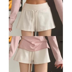 批发原版质量 美式辣妹低腰短裤女夏季新款修身抽绳<b class='q'>运动包</b>臀热裤