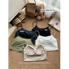 批发实拍~韩版冰丝美背抹胸防走光裹胸吊带背心文胸防滑内衣固定杯