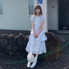 批发已出货 <b class='q'>韩版</b>小众荷叶边抽绳衬衫裙女夏季短袖显瘦泡泡袖裙子女