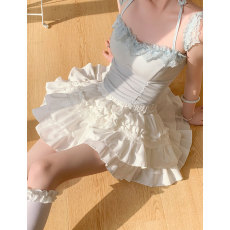 批发手感好白色<b class='q'>蕾丝</b>蛋糕蓬蓬裙女甜妹显瘦半身裙芭蕾风女