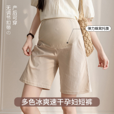 批发实拍2026夏季新款孕妇蜂窝腰短裤加肥女裤产后可穿无调节外穿短裤