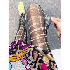 批发95涤纶 <b class='q'>网纱</b>外穿<b class='q'>打底裤</b>女透肤印花格子单层弹力好穿防晒紧身裤子