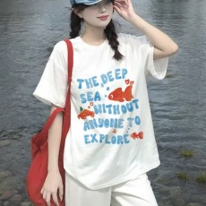 批发~2025品质孕妇装<b class='q'>夏</b>季新款大码短袖纯棉时尚上衣潮妈