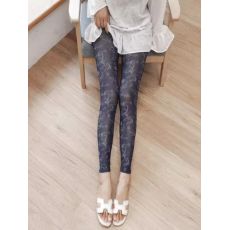 批发95涤 <b class='q'>网纱</b>花色<b class='q'>打底裤</b>外穿女弹力高腰防晒裤小脚裤九分裤夏季