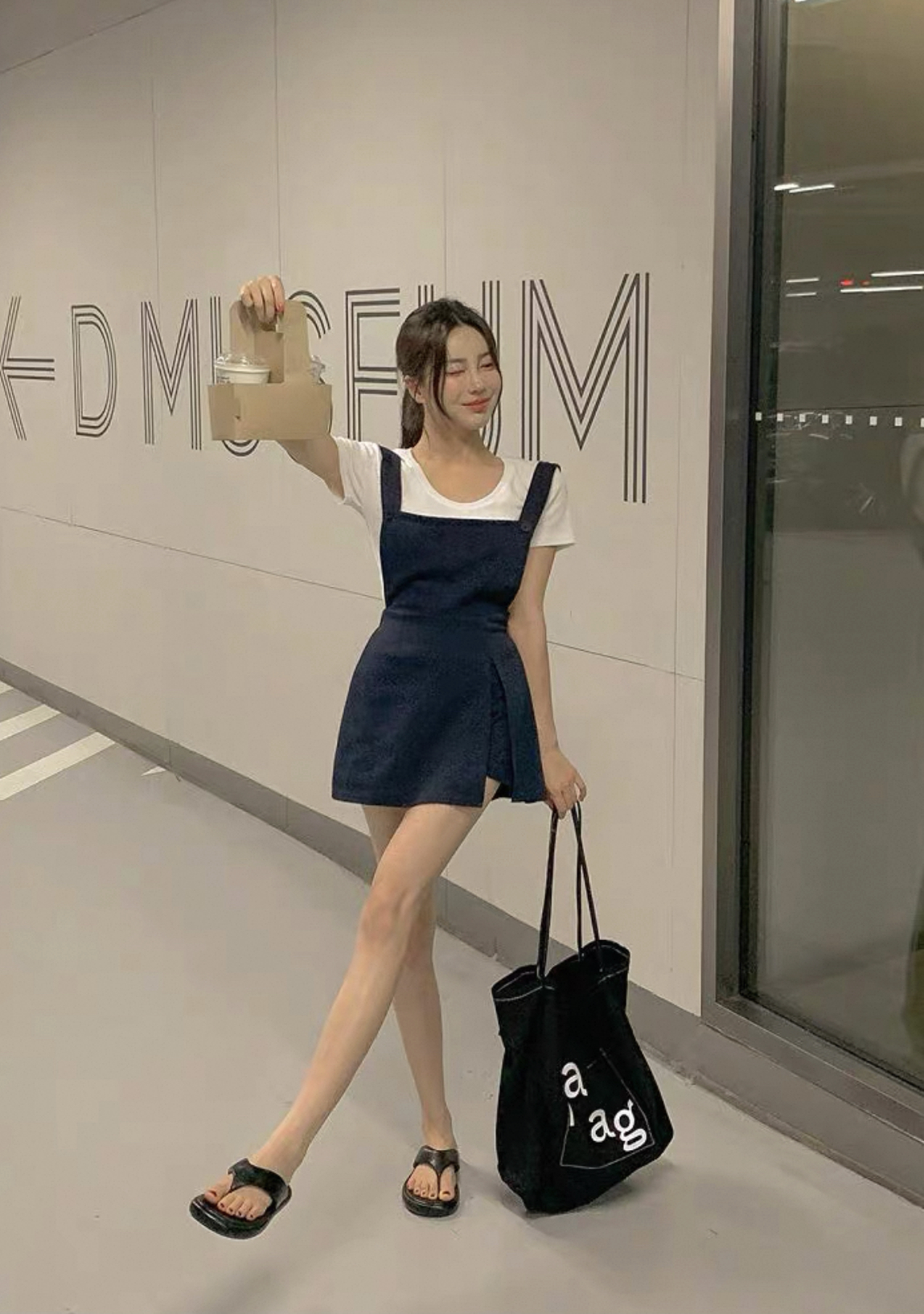 韩国东大门夏季新款修身包臀开叉背带连衣裤连体裤裙背带裤裙女