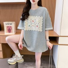 批发| 实拍实价 | 21支超爽棉220克 | 后包领 | 中长款手工短袖<b class='q'>T</b><b class='q'>恤</b><b class='q'>女</b>