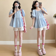 批发实拍已出货<b class='q'>孕妇装</b>衬衫夏装新款蝴蝶结刺绣上衣衬衣宽松大码