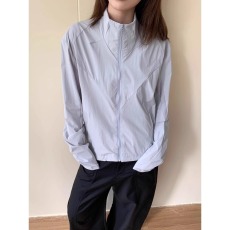 批发美式网眼防晒衣透气立领休闲跑步运动户外<b class='q'>长袖</b>轻量薄款防晒服男女