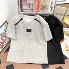 批发花灰色垫肩拉链t恤短<b class='q'>袖</b>男潮牌潮流cleanfit高级感痞帅正肩<b class='q'>半截</b><b class='q'>袖</b>