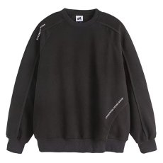 批发春秋季美式字母印花简约男士圆领<b class='q'>卫衣</b><b class='q'>潮牌</b>休闲拼色百搭高街男外套