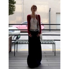 批发<b class='q'>大码</b>甜辣妹蝴蝶结碎花吊带背心女内搭氛围感蕾丝性感无袖外穿上衣