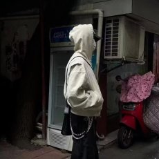 批发美式复古解构设计重磅<b class='q'>外套</b><b class='q'>男士</b>2025秋冬季拉链开衫潮牌连帽<b class='q'>夹克</b>