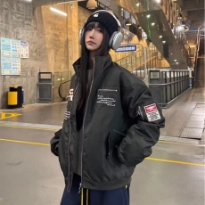 批发潮牌飞行夹克复古刺绣棒球服新款春秋季宽松<b class='q'>百搭</b>外套情侣款