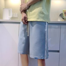 批发五分裤男士短裤夏季潮流外穿沙滩中裤直筒青少年冰丝休闲运动裤子