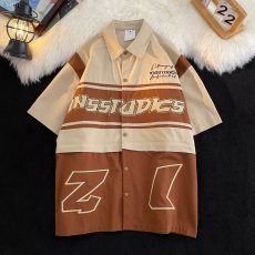 批发青少年外套男春秋季美式潮牌拼色褂子帅气大童初高中学生潮流夹克