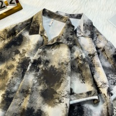 批发新中式国风<b class='q'>衬衫</b>男<b class='q'>短袖</b>休闲痞帅水墨扎染<b class='q'>衬衣</b>新款<b class='q'>男士</b>夏装上衣