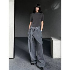 批发罗蒙轻奢小西裤<b class='q'>男士</b>春秋季弹力松紧腰商务修身垂感直筒<b class='q'>西装</b>长裤子