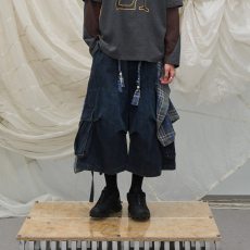 批发<b class='q'>男</b>士夏季裤子薄款宽松七分裤直筒宽松格子<b class='q'>短裤</b>美式复古休闲运动裤